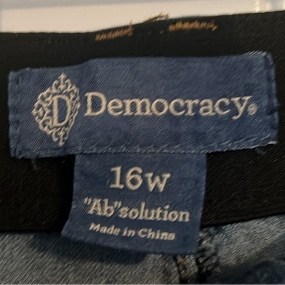 Democracy ab Solution Jeans Size 16w - Picture 2 of 5